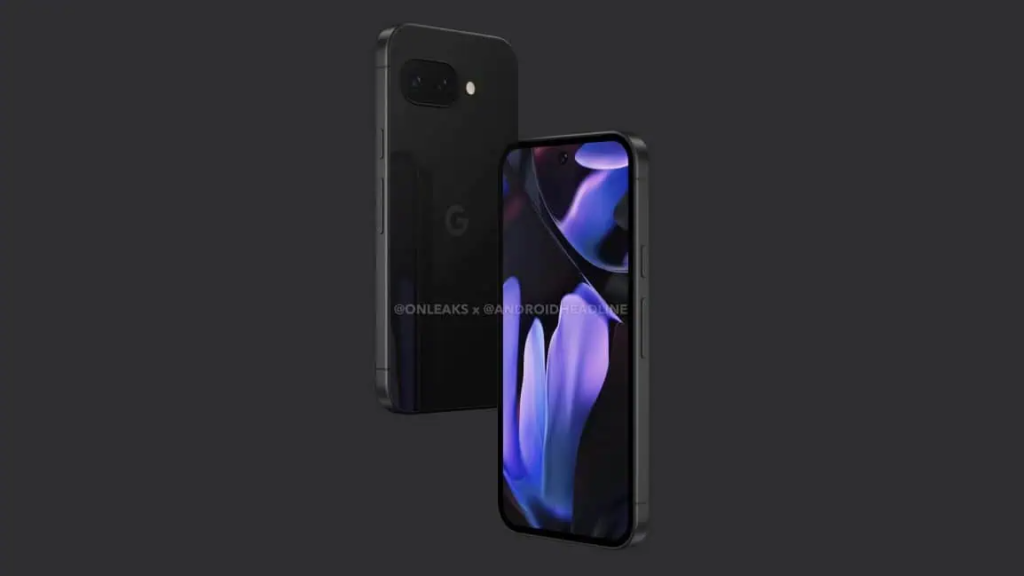 Google Pixel 9a CAD render