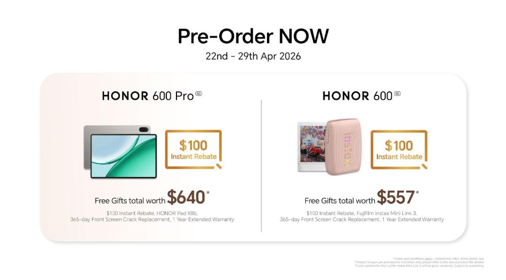 HONOR 600 Series Singapore Promotion