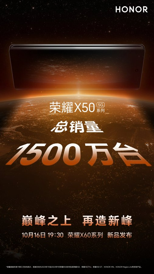 Honor X60 series teaser 