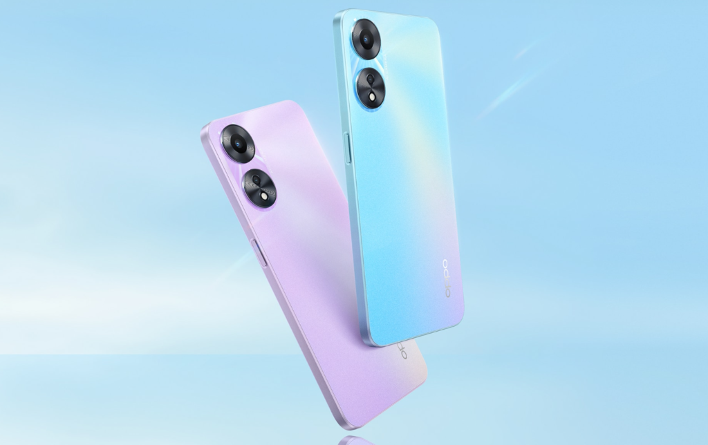 OPPO A58x Color Options