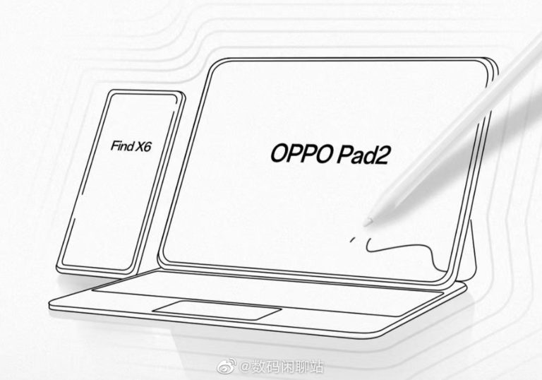 OPPO Pad 2 Schematic Showcasing New Stylus and Keyboard Appears Online