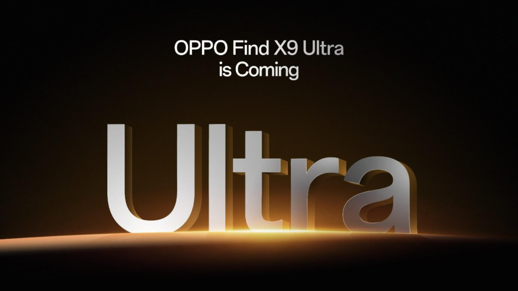 Oppo Find X9 Ultra global launch confirmed