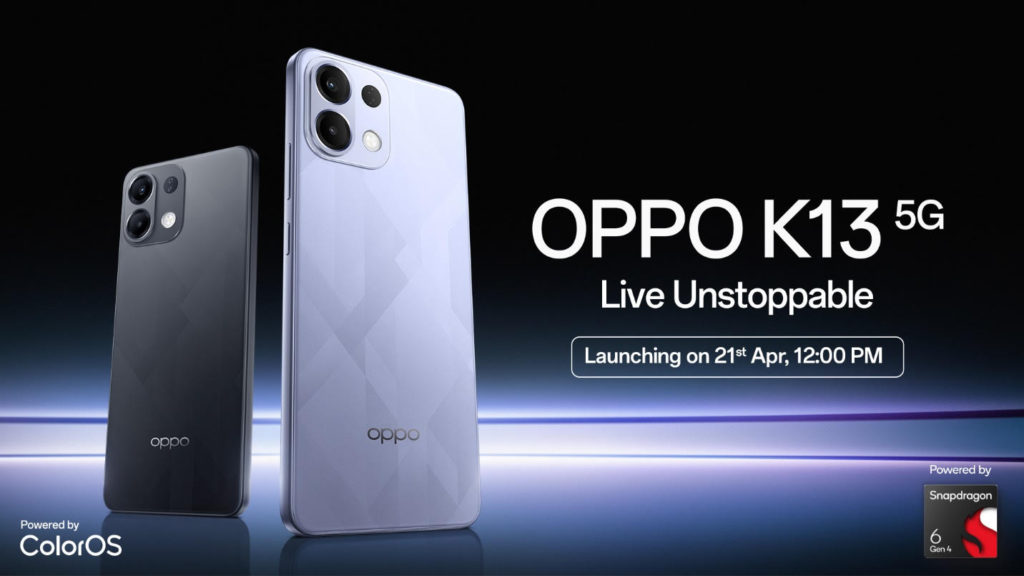 Oppo K13 launch date