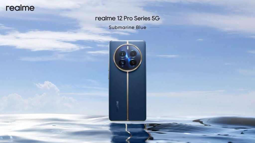 Realme 12 Pro 5G Submarine Blue revealed-