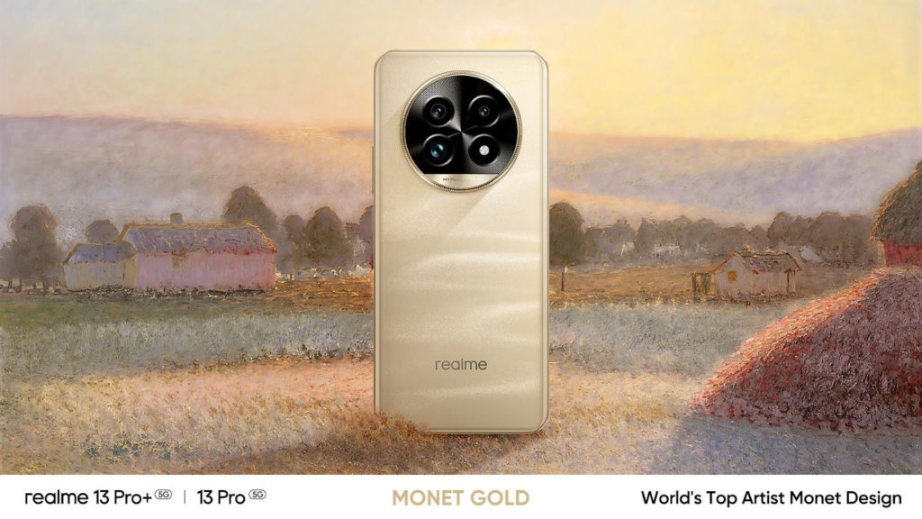 Realme 13 Pro series Monet Gold