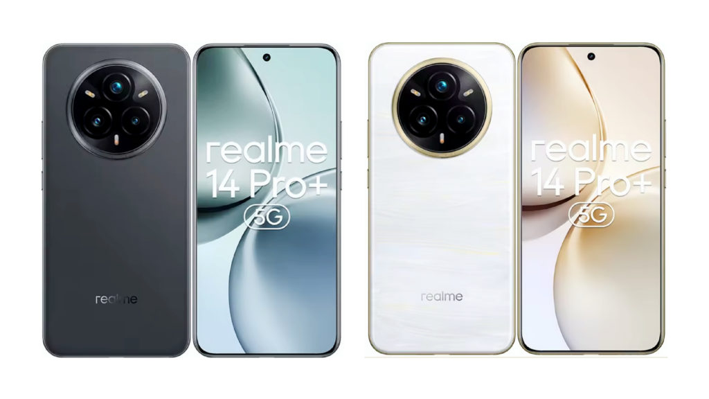 Realme 14 Pro+ renders