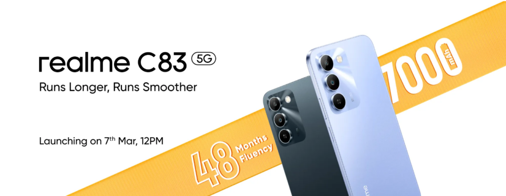 Realme C83 5G launch date