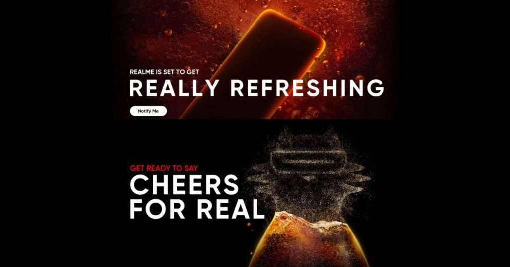 Realme Coca Cola phone teaser