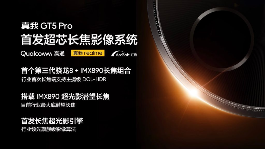 Realme GT 5 Pro IMX890 camera