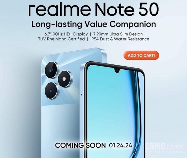 Realme Note 50 launch date