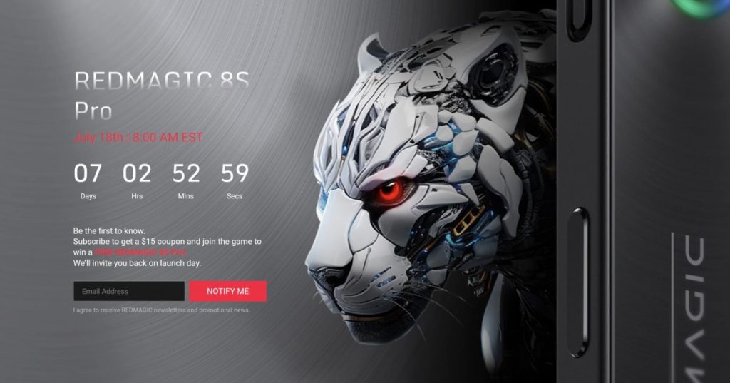 Red Magic 8s Pro global launch date