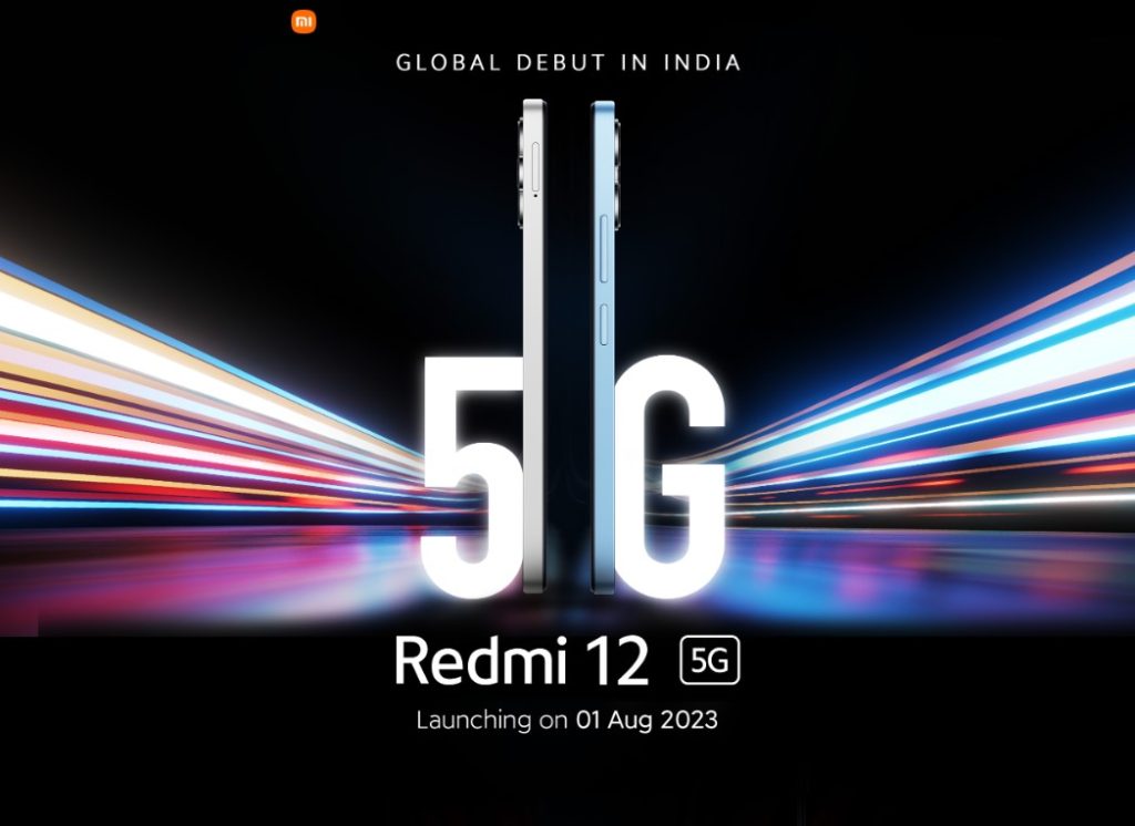 Redmi 12 5G August 1 launch