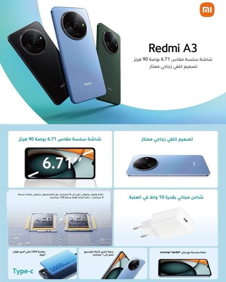 Redmi A3 key specs
