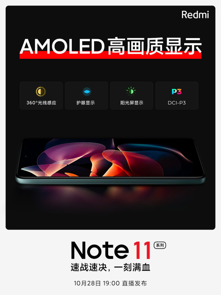 Redmi Note 11 Pro Display Specs