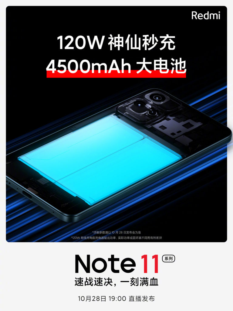 Redmi Note 11 Pro Plus 120W Fast-charging