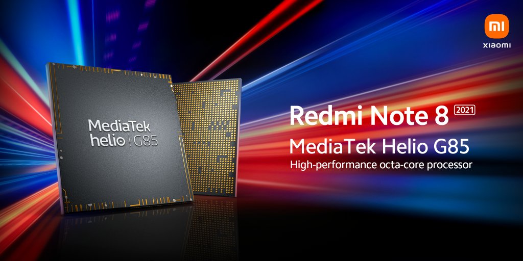 Redmi Note 8 2021 Helio G85 Processor