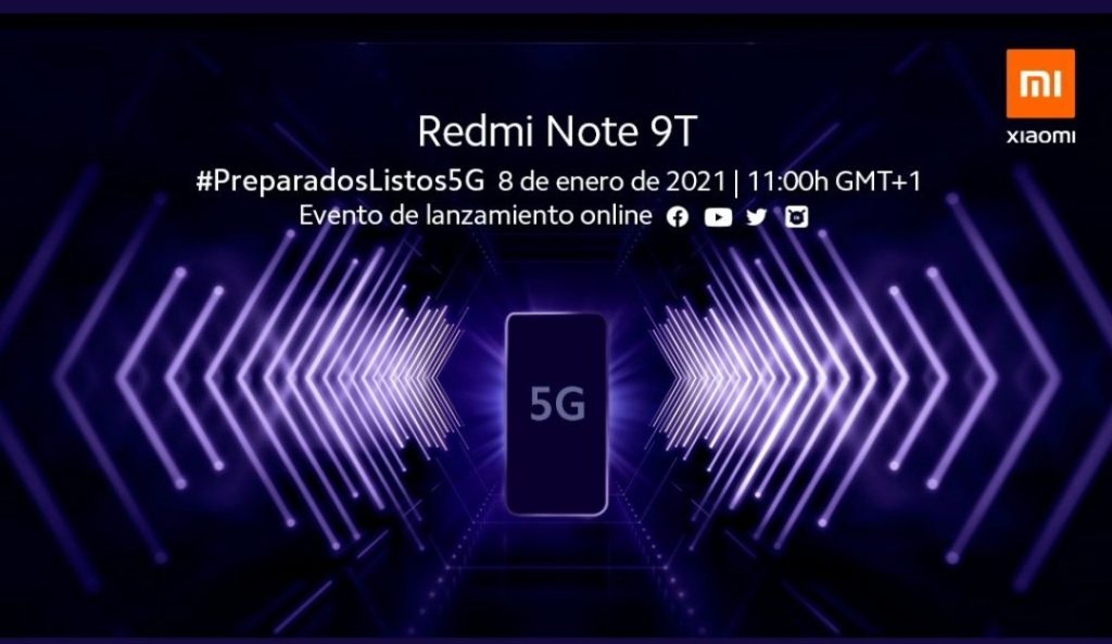 Redmi Note 9T launch