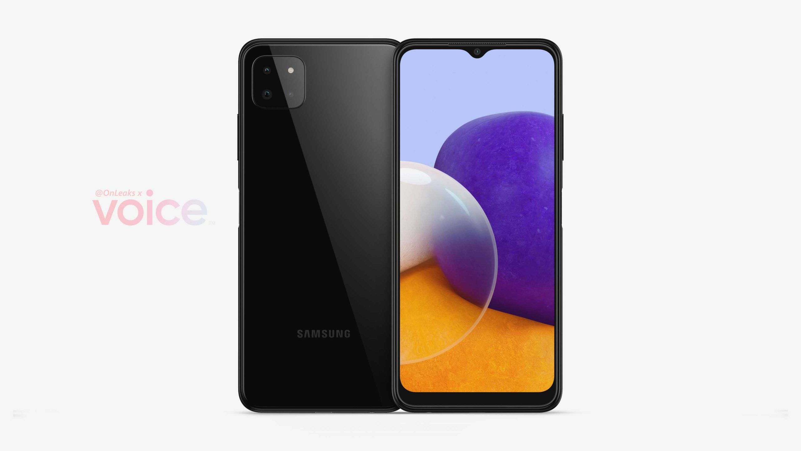Samsung Galaxy A22 5G CAD Render -1