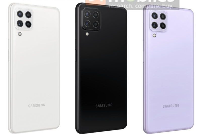 Samsung Galaxy A22 Render