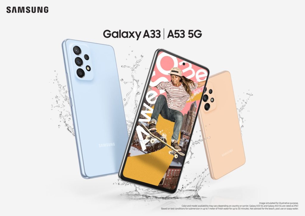 Samsung Galaxy A33 5G & Galaxy A33 5G Promo Poster