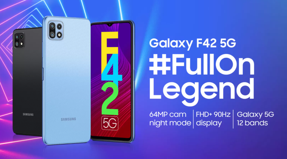 Samsung Galaxy F42 5G Promo Poster