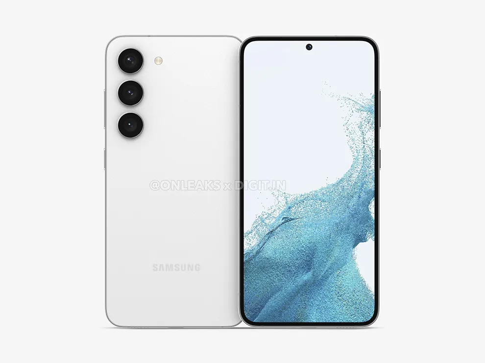 Samsung Galaxy S23 CAD renders 2