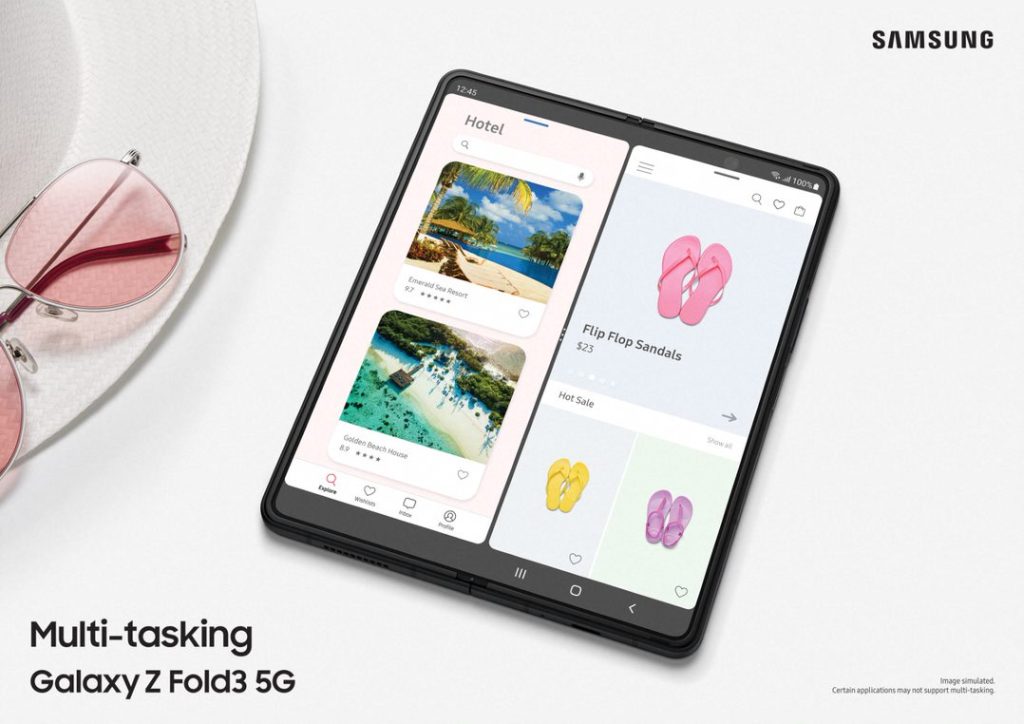 Samsung Galaxy Z Fold 3 5G Multi-tasking