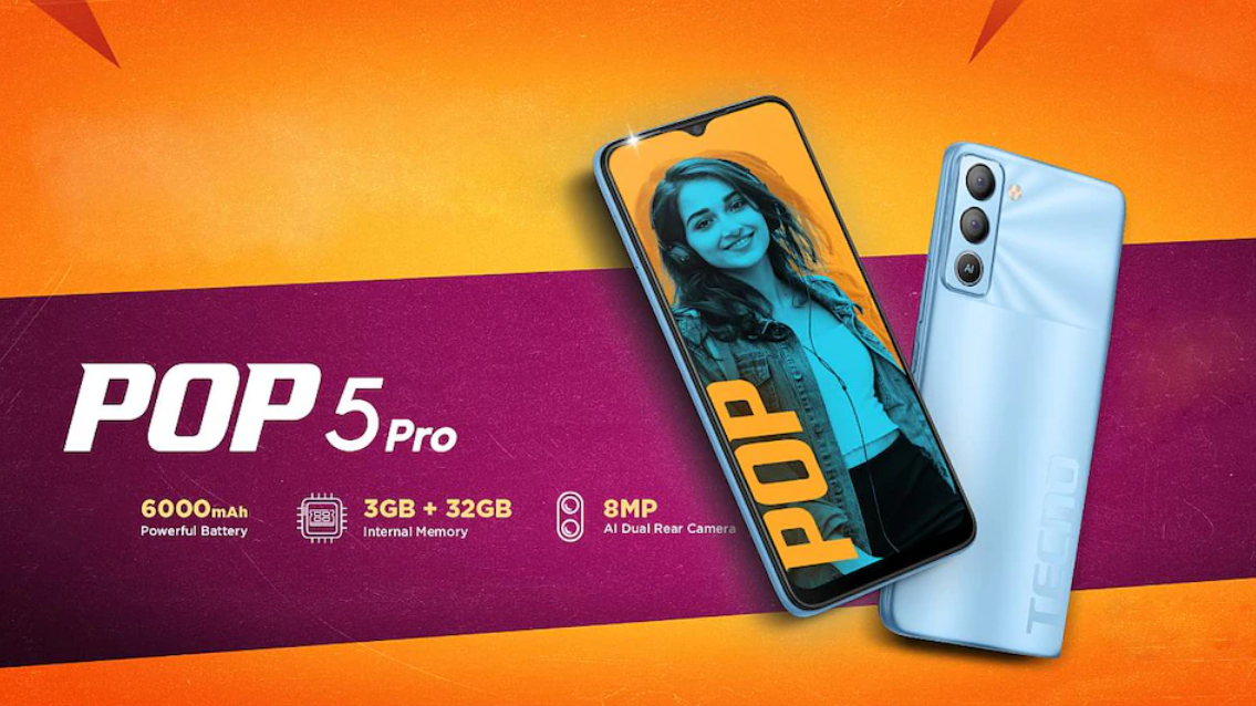 Tecno Pop 5 Pro Promo Poster