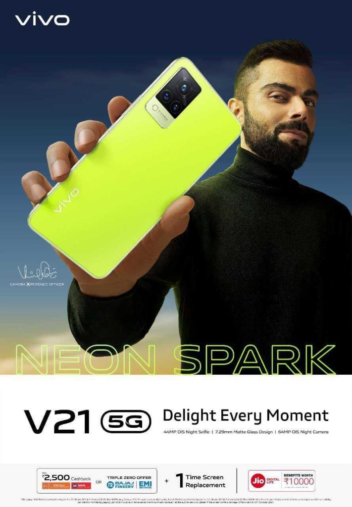 Vivo V21 5G Neon Spark