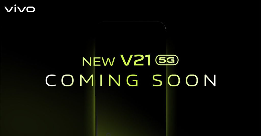 Vivo V21 5G Neon Spark Teaser