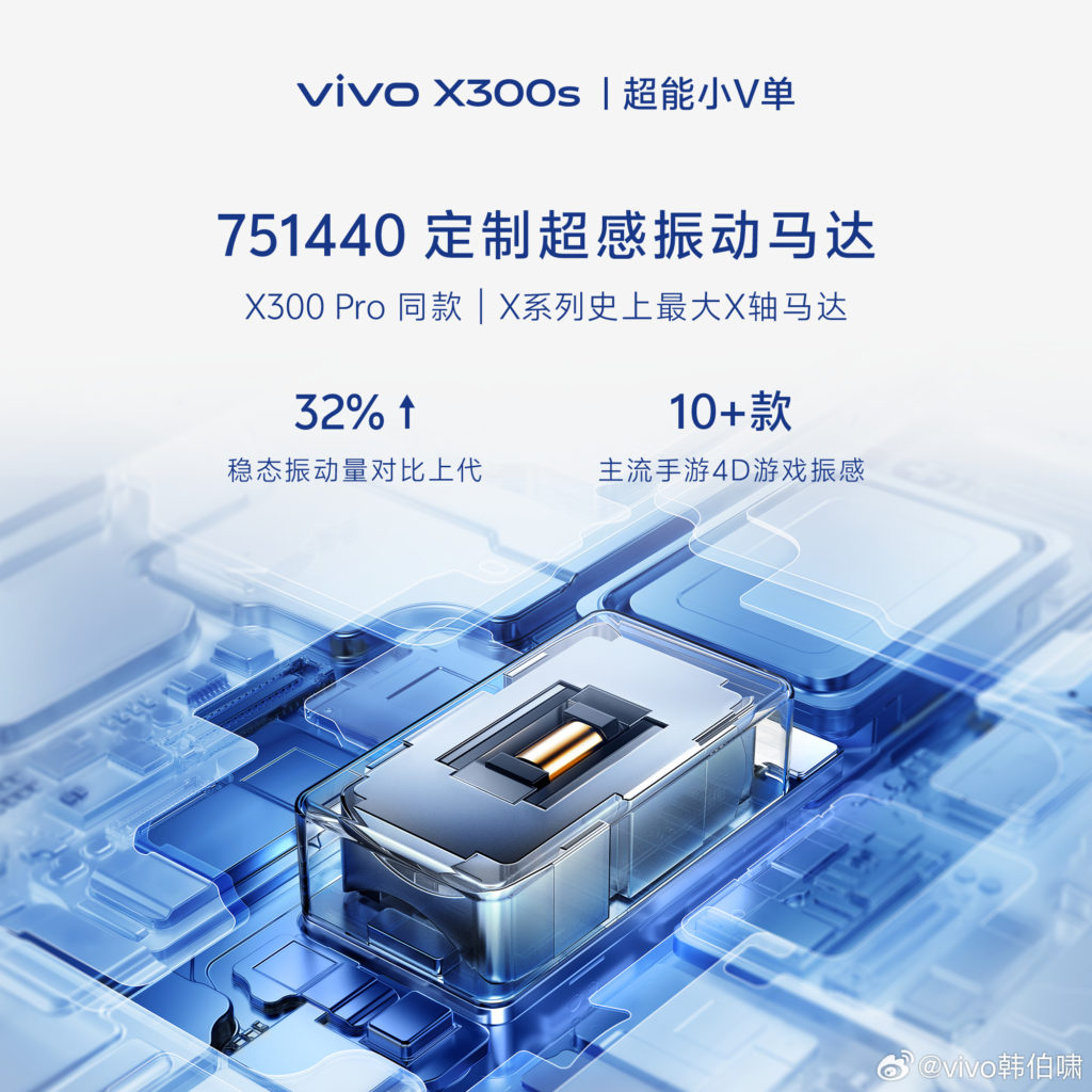Vivo X300s key features
