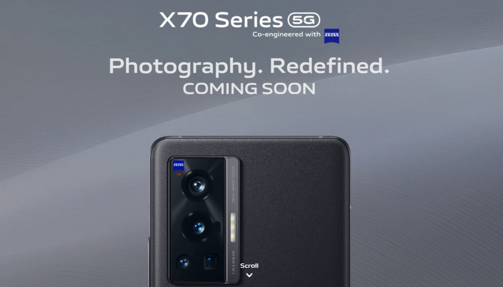 Vivo X70 Series Promo Poster