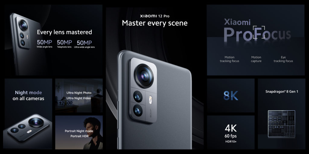 Xiaomi 12 Pro Camera Specs