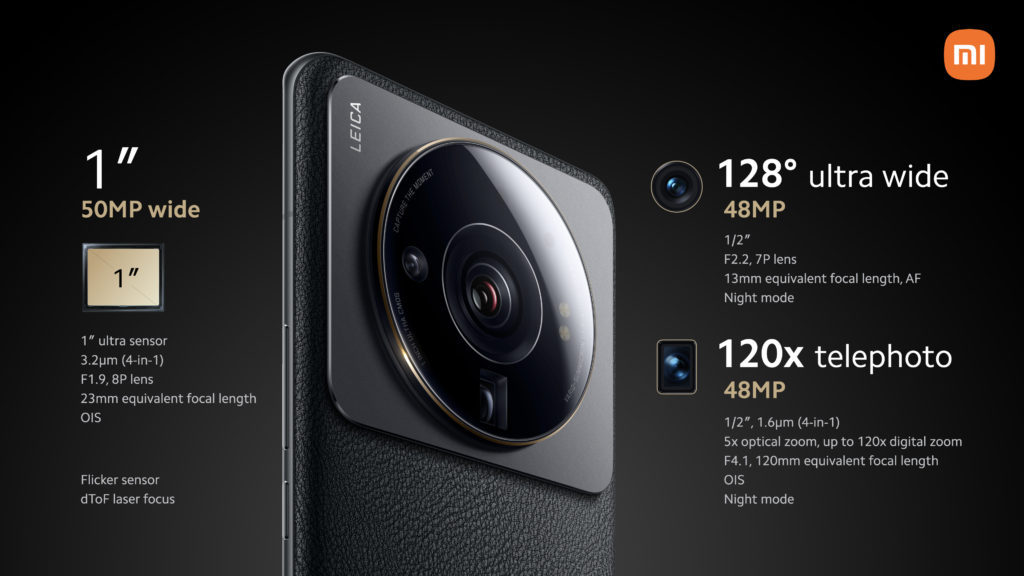 Xiaomi 12S Ultra Camera Specs