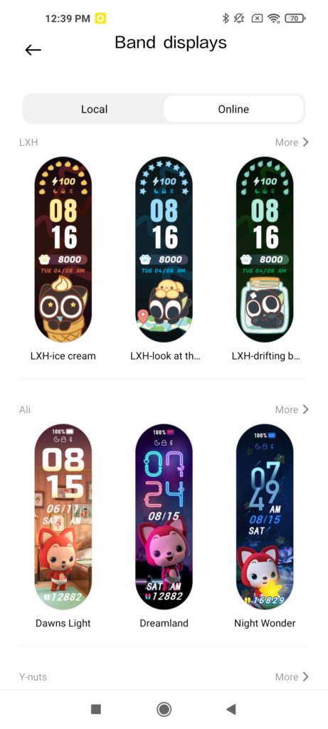 Xiaomi Mi Band 6 Watch Faces -2
